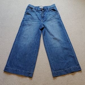 Madewell High-Rise Wide Leg Crop Jean